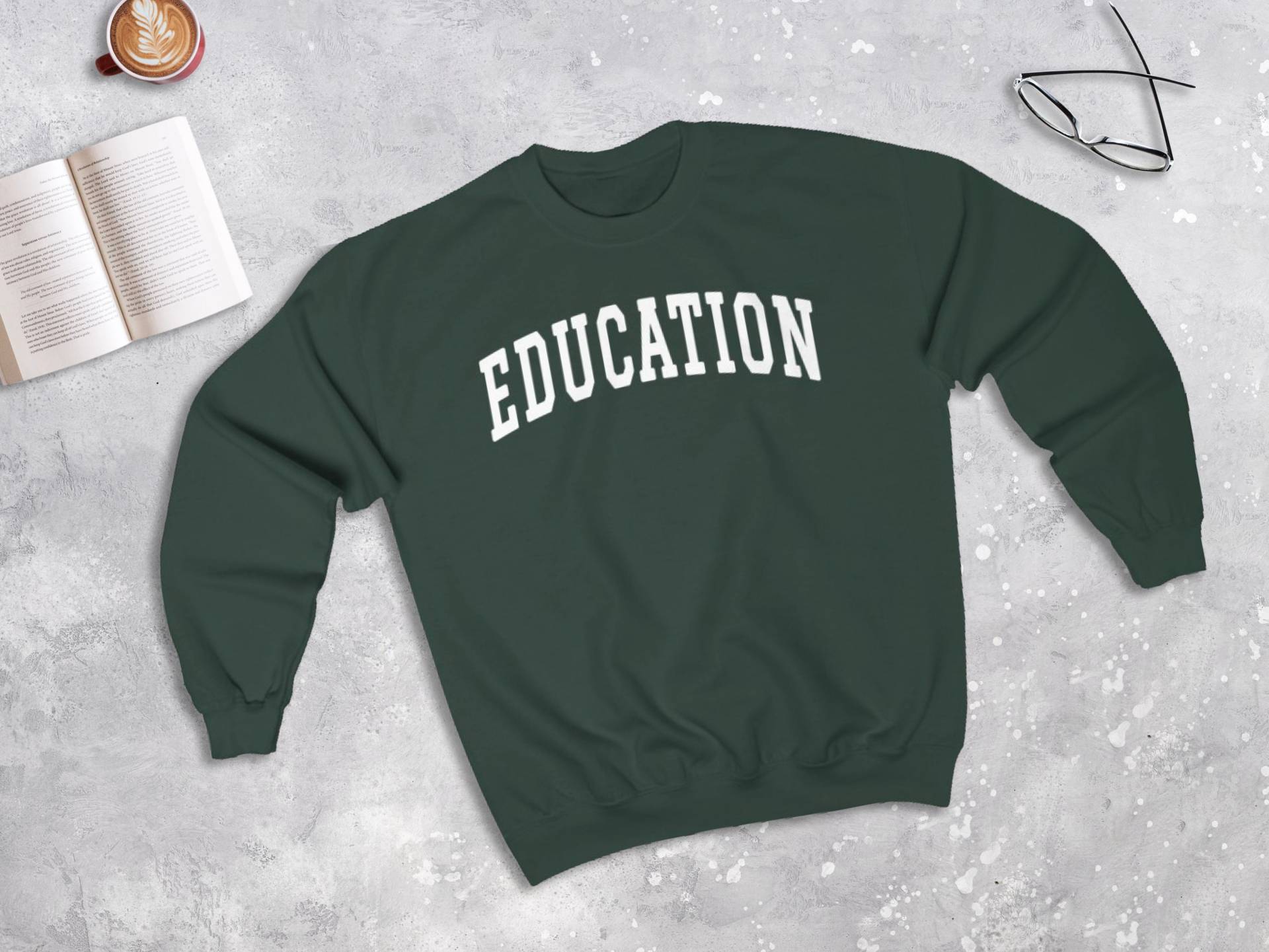 Education College Style Sweatshirt, Student Sweater | Unisex von lukassfr