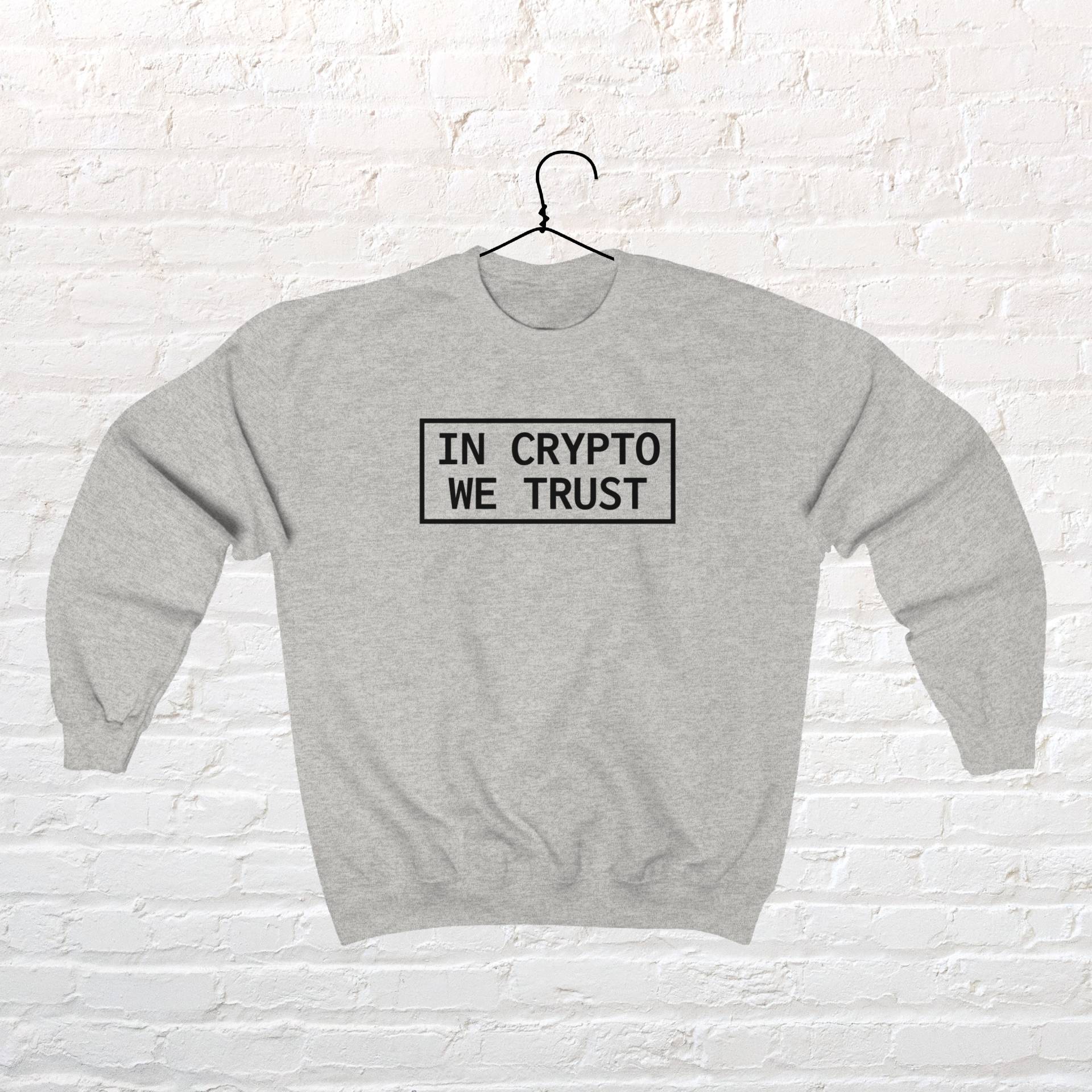 In Crypto We Trust Sweatshirt von lukassfr