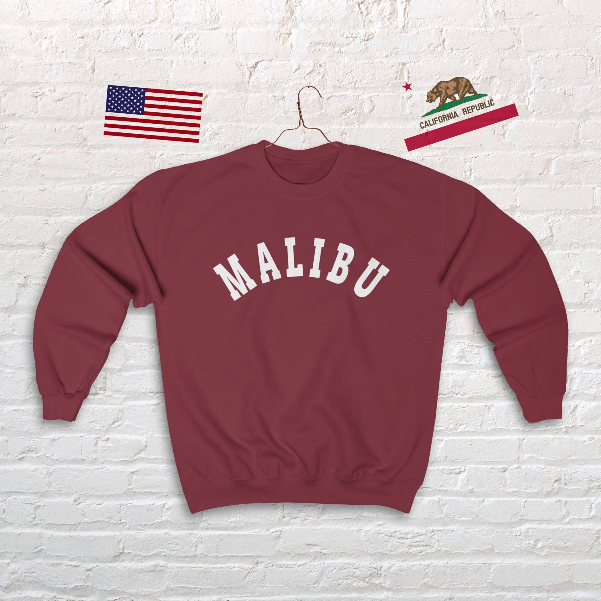 Malibu California College Sweatshirt von lukassfr