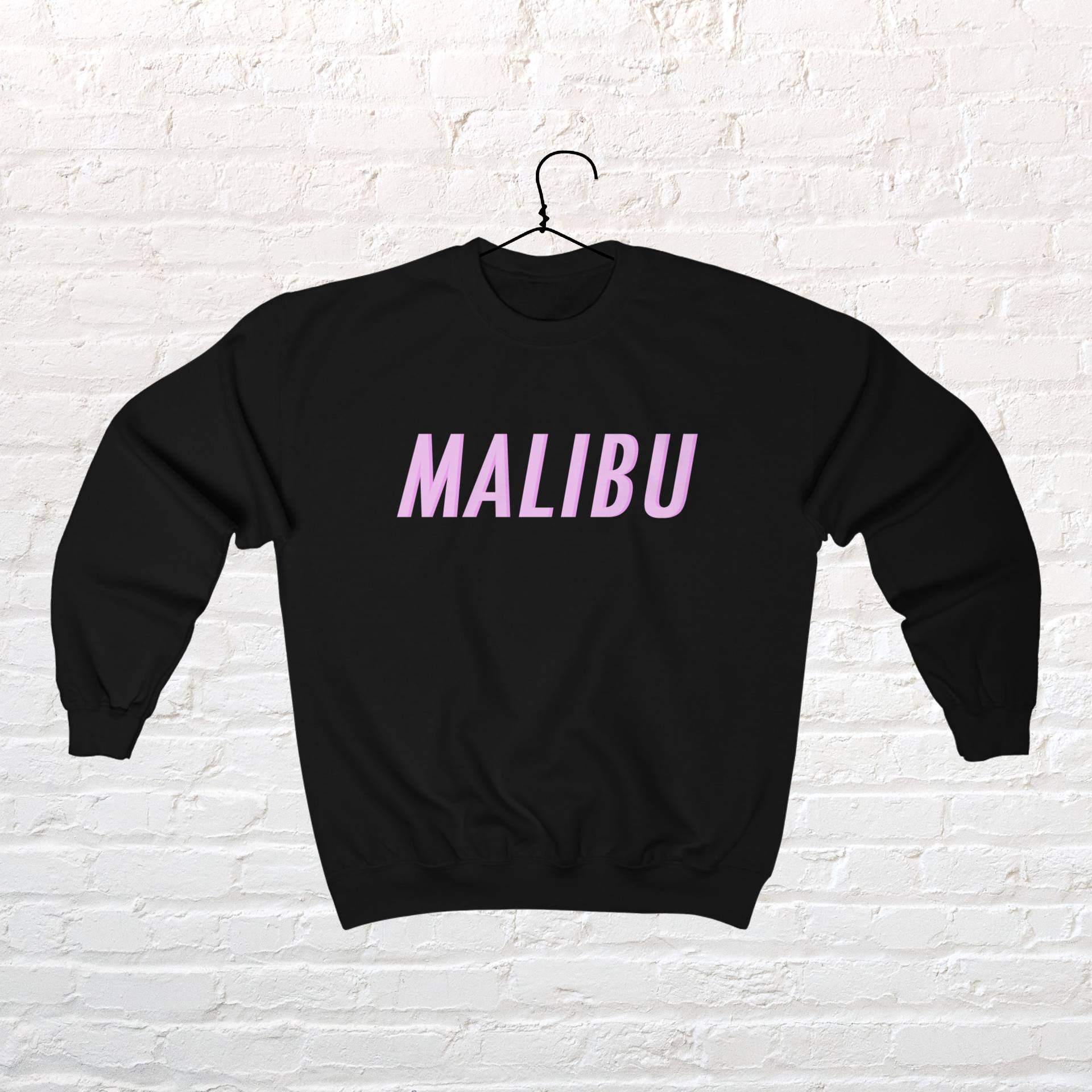 Malibu Sweatshirt | Pink Retro von lukassfr