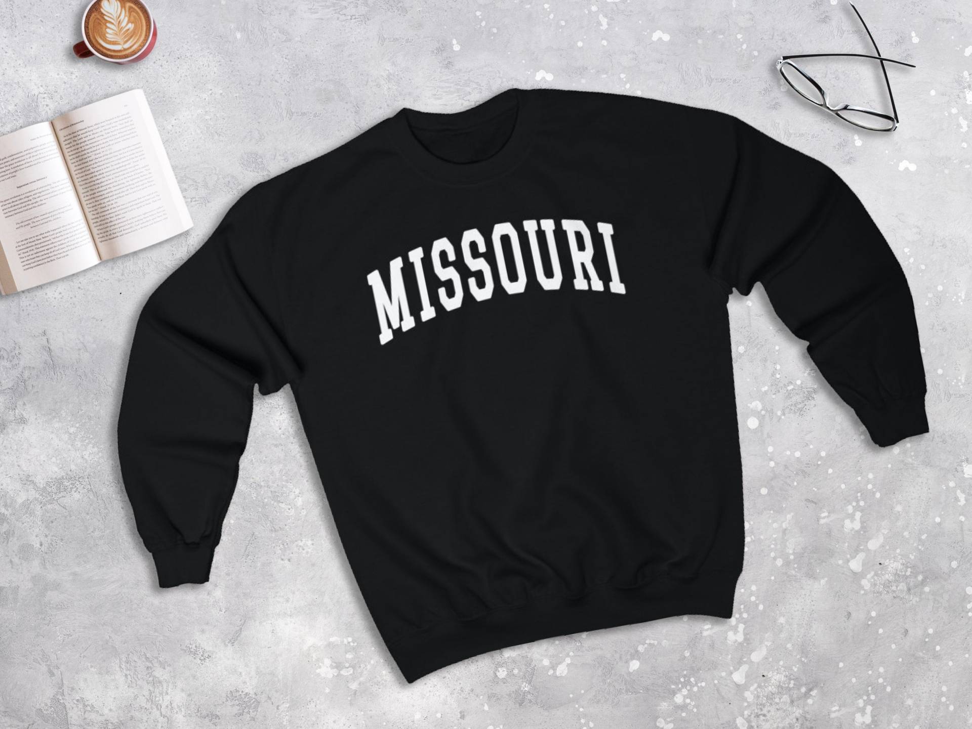 Missouri College Stil Sweatshirt, Pullover | Unisex von lukassfr