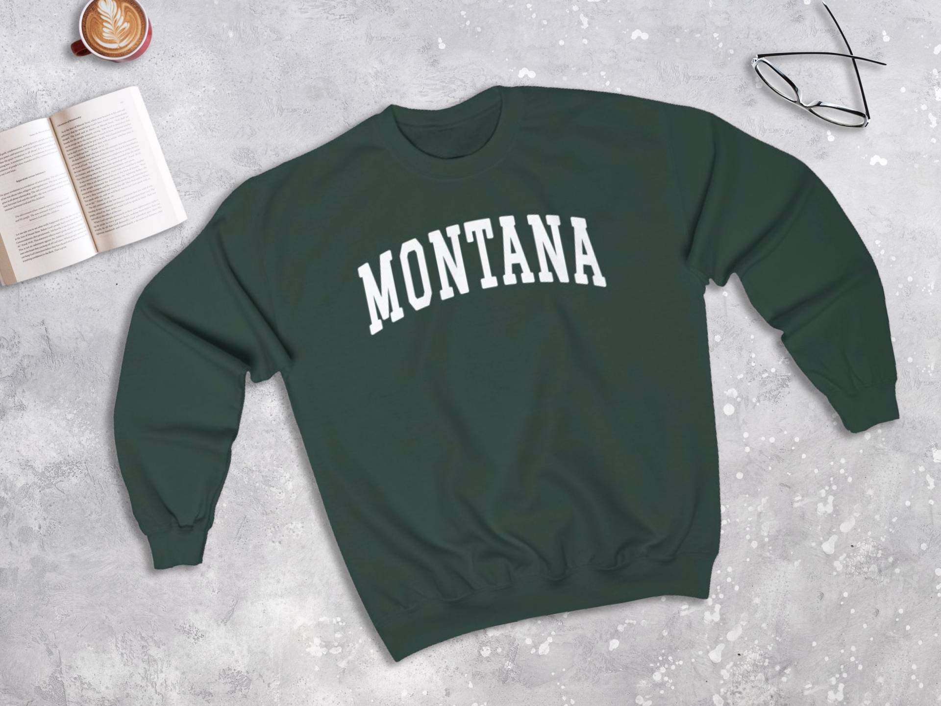 Montana College Stil Sweatshirt, Pullover | Unisex von lukassfr