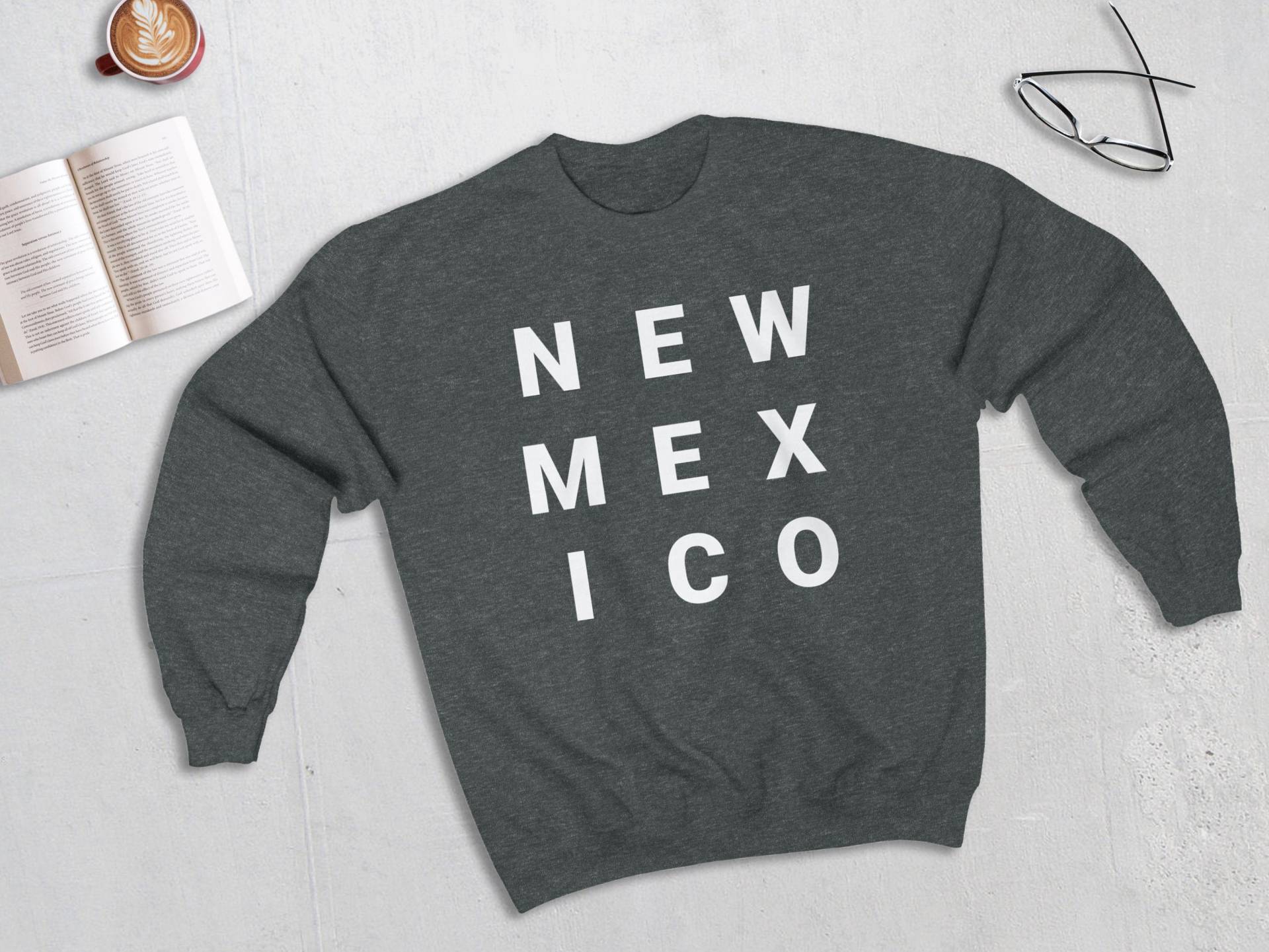 New Mexico Buchstaben Sweatshirt, Pullover von lukassfr