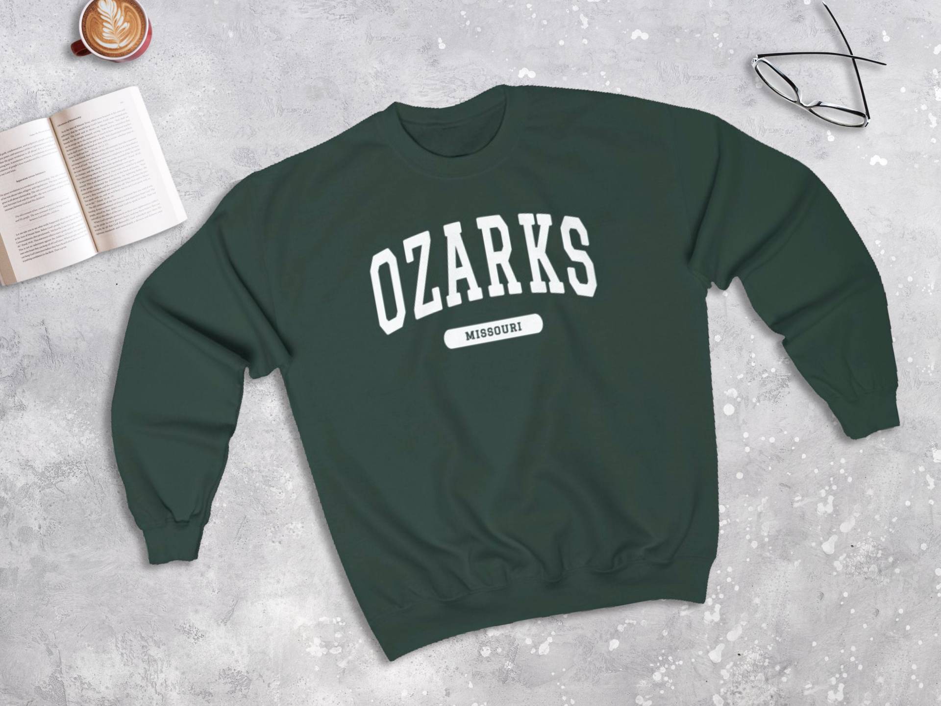 Ozarks Missouri College Stil Sweatshirt, Pullover | Unisex von lukassfr