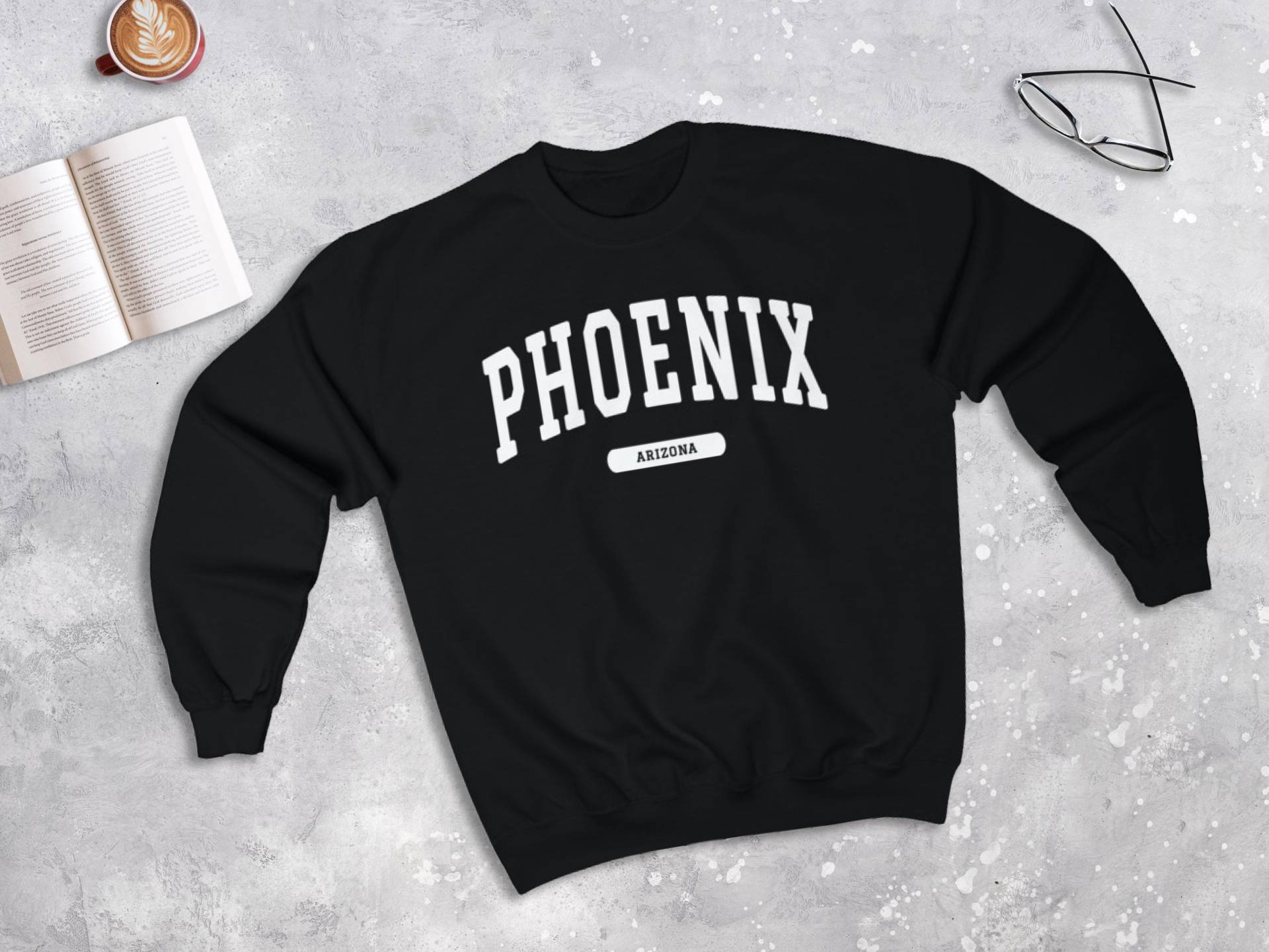 Phoenix Arizona College Style Sweatshirt, Sweater | Unisex von lukassfr