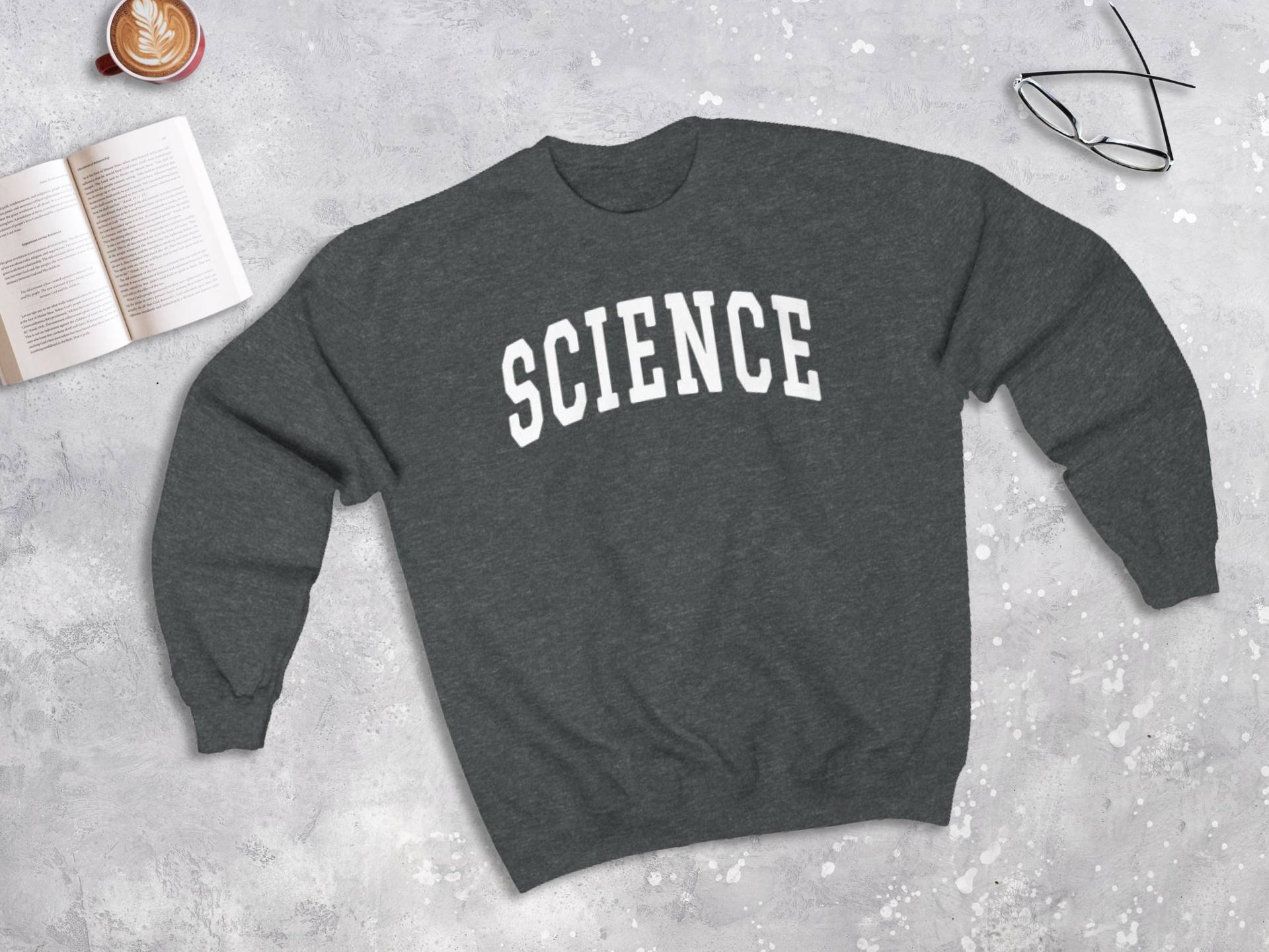 Science College Style Sweatshirt, Sweater | Unisex von lukassfr