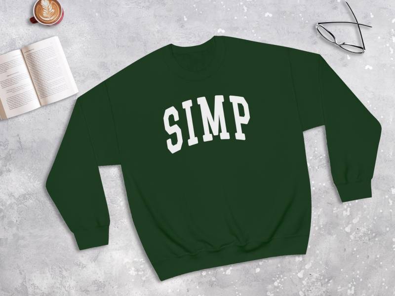 Simp College Style Sweatshirt, Pullover | Unisex von lukassfr