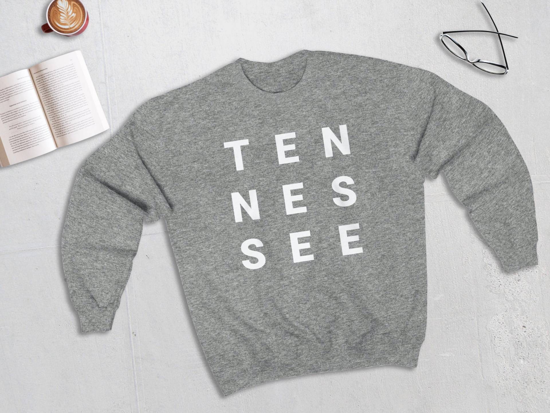 Tennessee Buchstaben Sweatshirt, Sweater von lukassfr