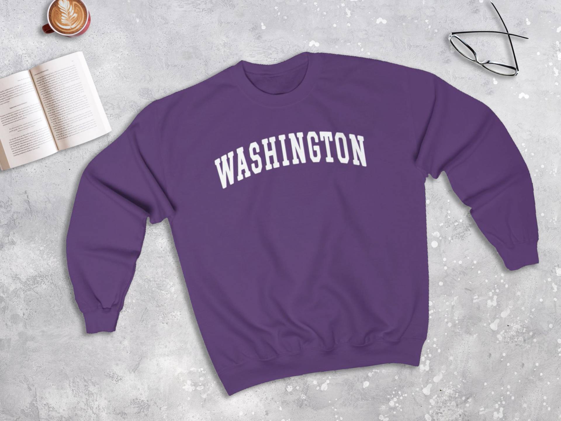 Washington College Style Sweatshirt, Sweater | Unisex von lukassfr