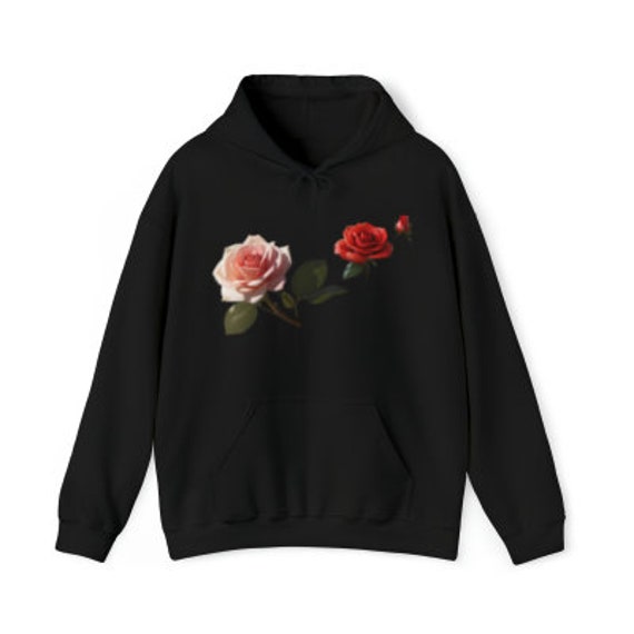 Bequemer Unisex Baumwoll-Rosé-Hodie Bequemer Unisex Baumwoll-Rosé-Hodie von lukoclothes