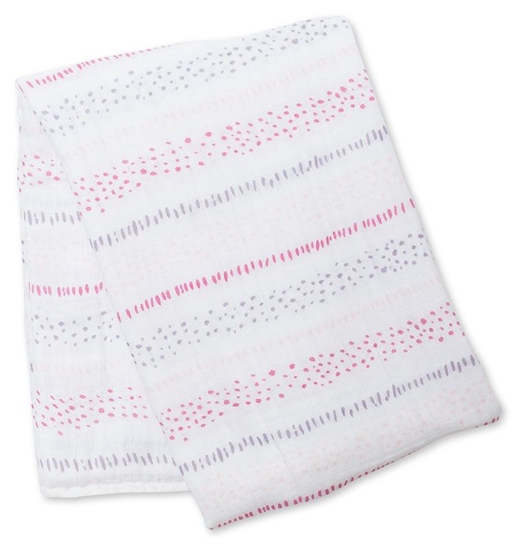 lulujo Muslin Swaddle Mulltuch Lovely Dots von lulujo