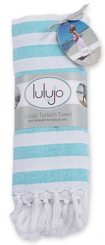 lulujo Turkish Towel Badetuch - Ocean Blue von lulujo