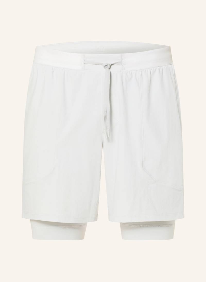 Lululemon 2-In-1-Trainingsshorts License To Train 7in grau von lululemon