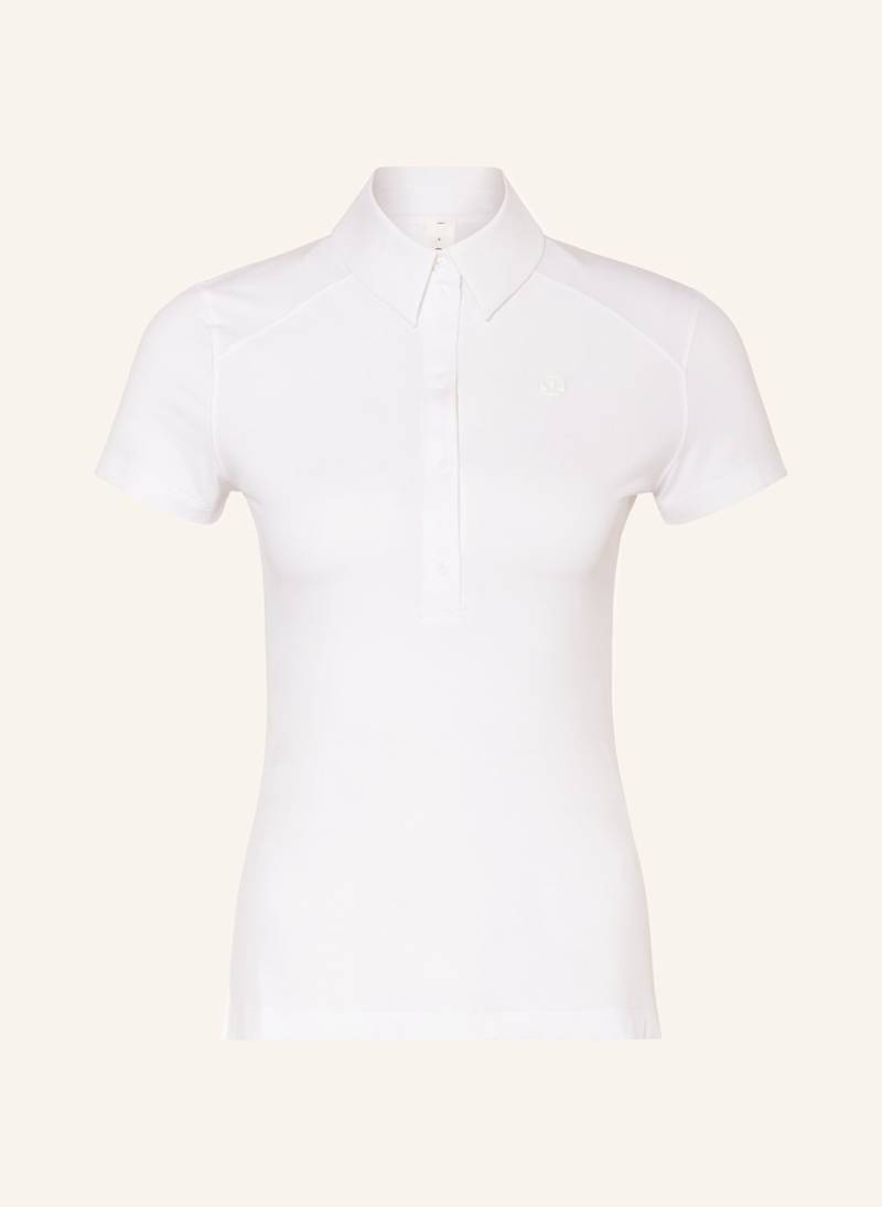 Lululemon Funktions-Poloshirt weiss von lululemon