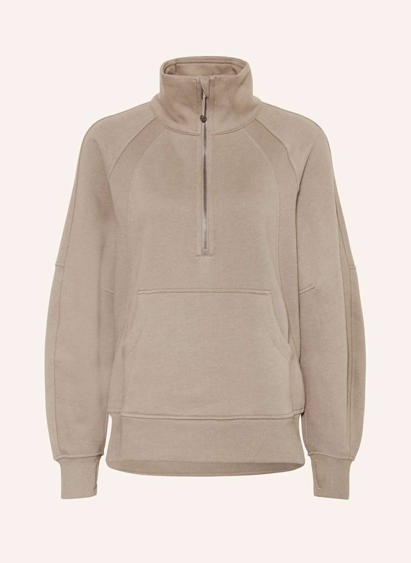 Lululemon Oversized-Sweatshirt Scuba Oversized Funnell Neck grau von lululemon