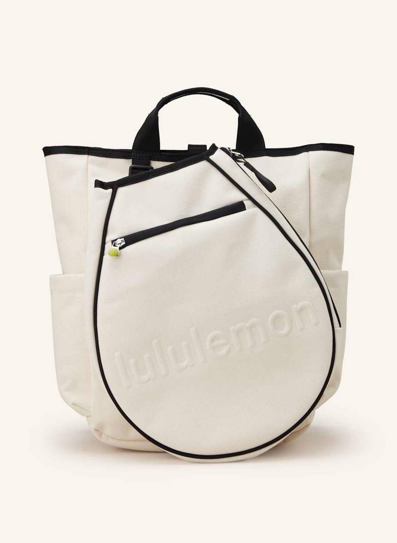 Lululemon Set: Rucksack Mit Laptop-Fach Und Tennisschläger-Tasche weiss von lululemon