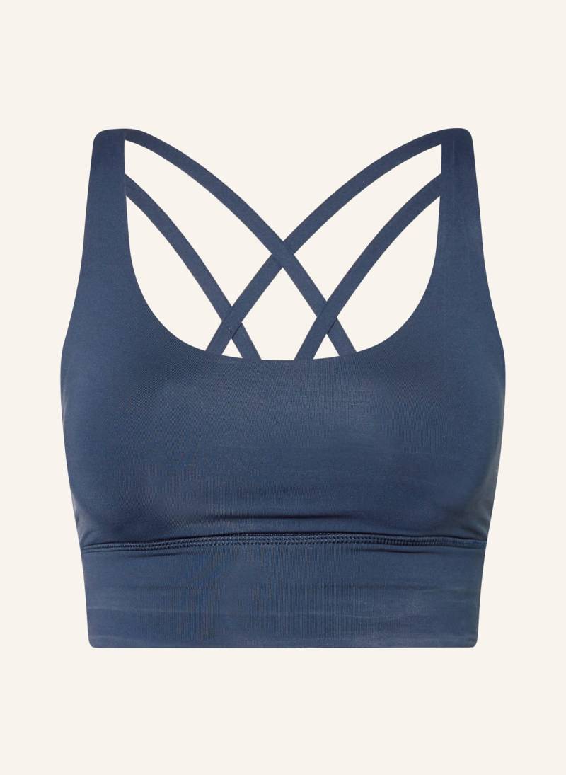 Lululemon Sport-Bh Energy™ Longline blau von lululemon