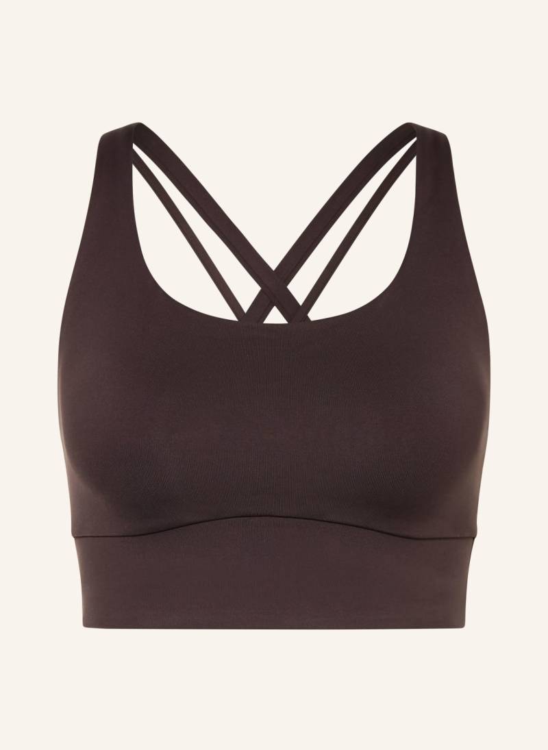 Lululemon Sport-Bh Energy™ Longline braun von lululemon