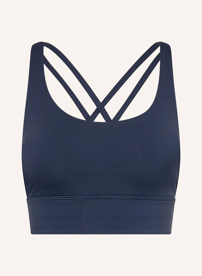 Lululemon Sport-Bh Energy Longline blau von lululemon