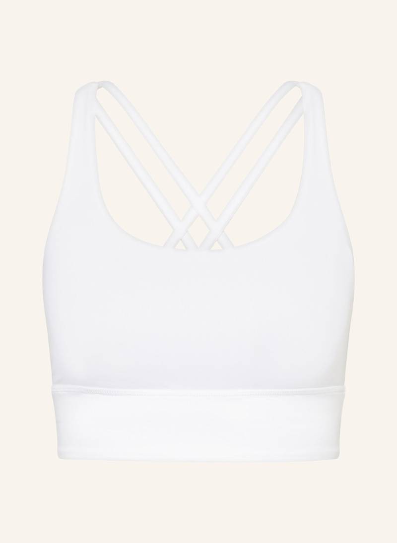 Lululemon Sport-Bh Energy Longline weiss von lululemon