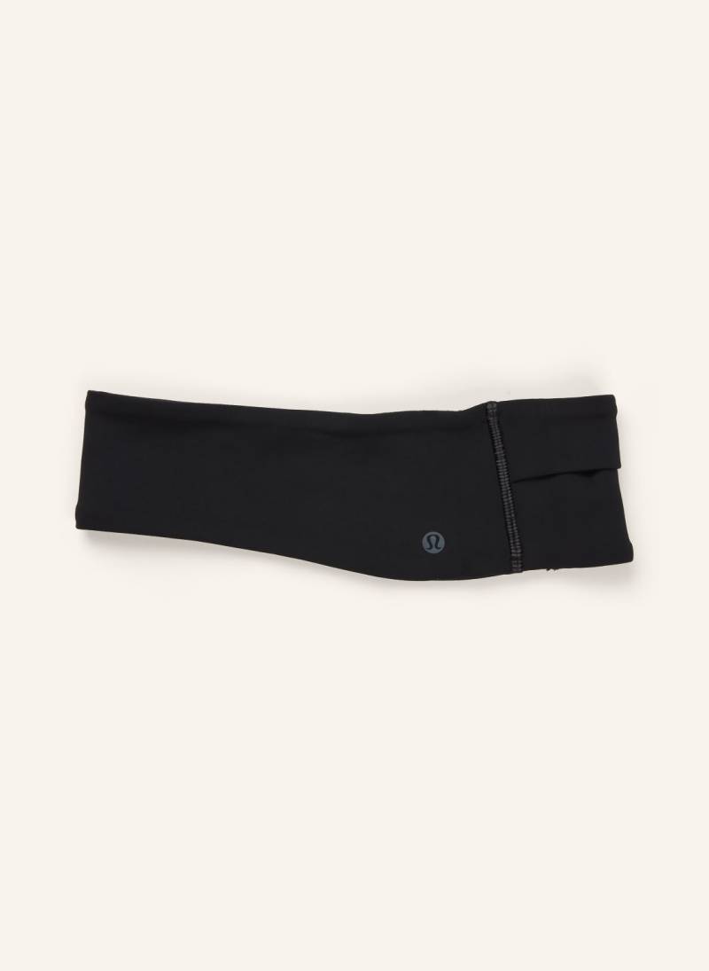 Lululemon Stirnband Fast And Free Fleece schwarz von lululemon