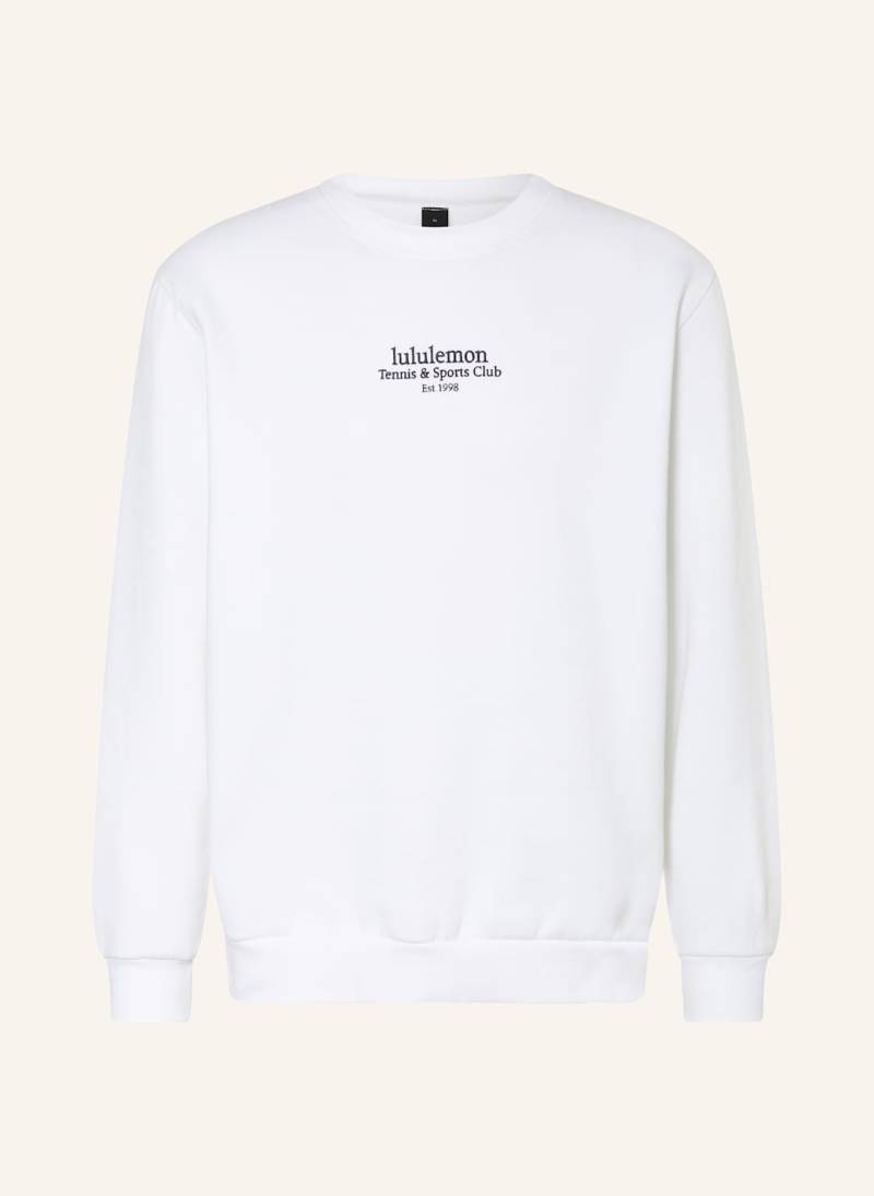 Lululemon Sweatshirt Steady State Crew Graphic weiss von lululemon