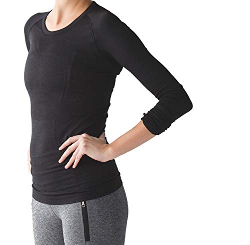 Lululemon Swiftly Tech Langarmshirt mit Rundhalsausschnitt - Schwarz - 36 von lululemon