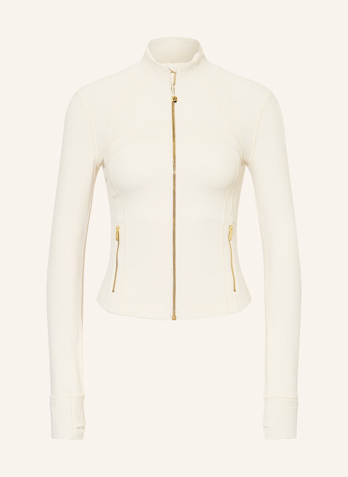 Lululemon Yoga-Jacke Define Cropped beige von lululemon