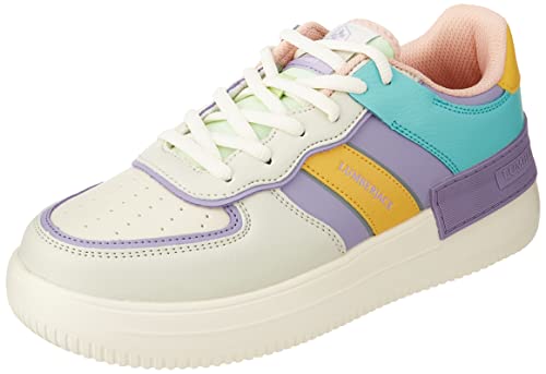 Lumberjack Damen Freya Oxford-Schuh, White Violet Orange, 40 EU von lumberjack