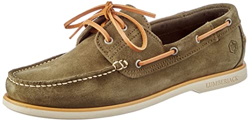 Lumberjack Herren Navigator Oxford-Schuh, Grün (Military Green), 44 EU von lumberjack