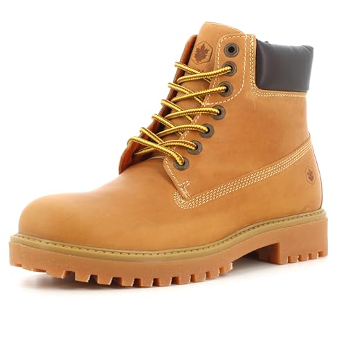 Lumberjack SMH6901-001 Stiefeletten Amphibien Nubuk Yellow, gelb, 46 EU von lumberjack