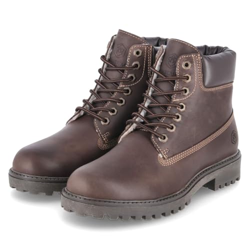 lumberjack Herren Stiefel mit Warmfutter in braun - Gr. 43 von lumberjack