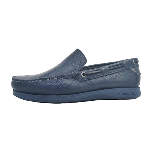 lumberjack Nathan Damen Slipper in Blau, Größe 40 von lumberjack