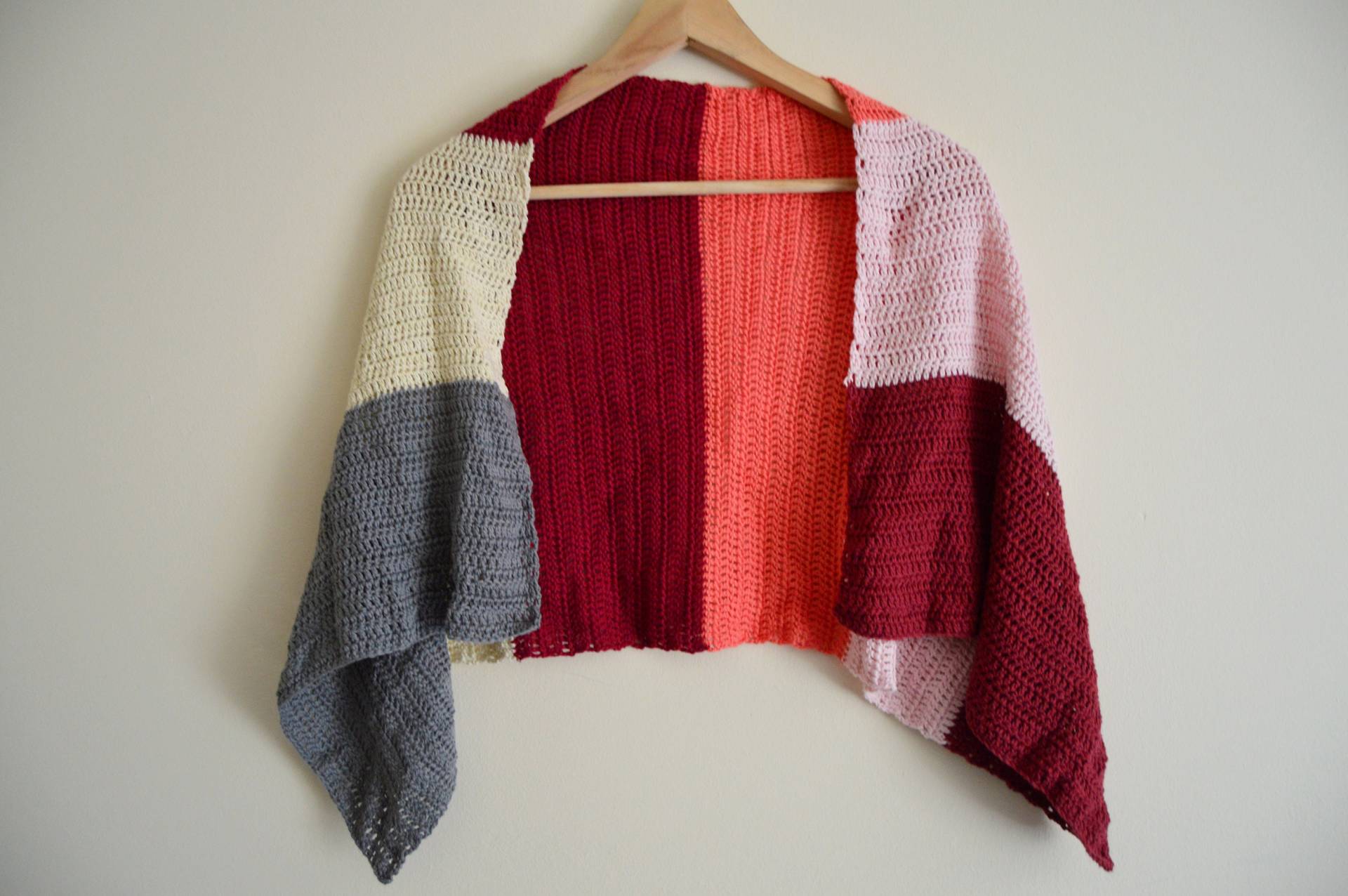 Boho Gestreift Baumwolle Schal Baby Decke Werfen von lumilemi