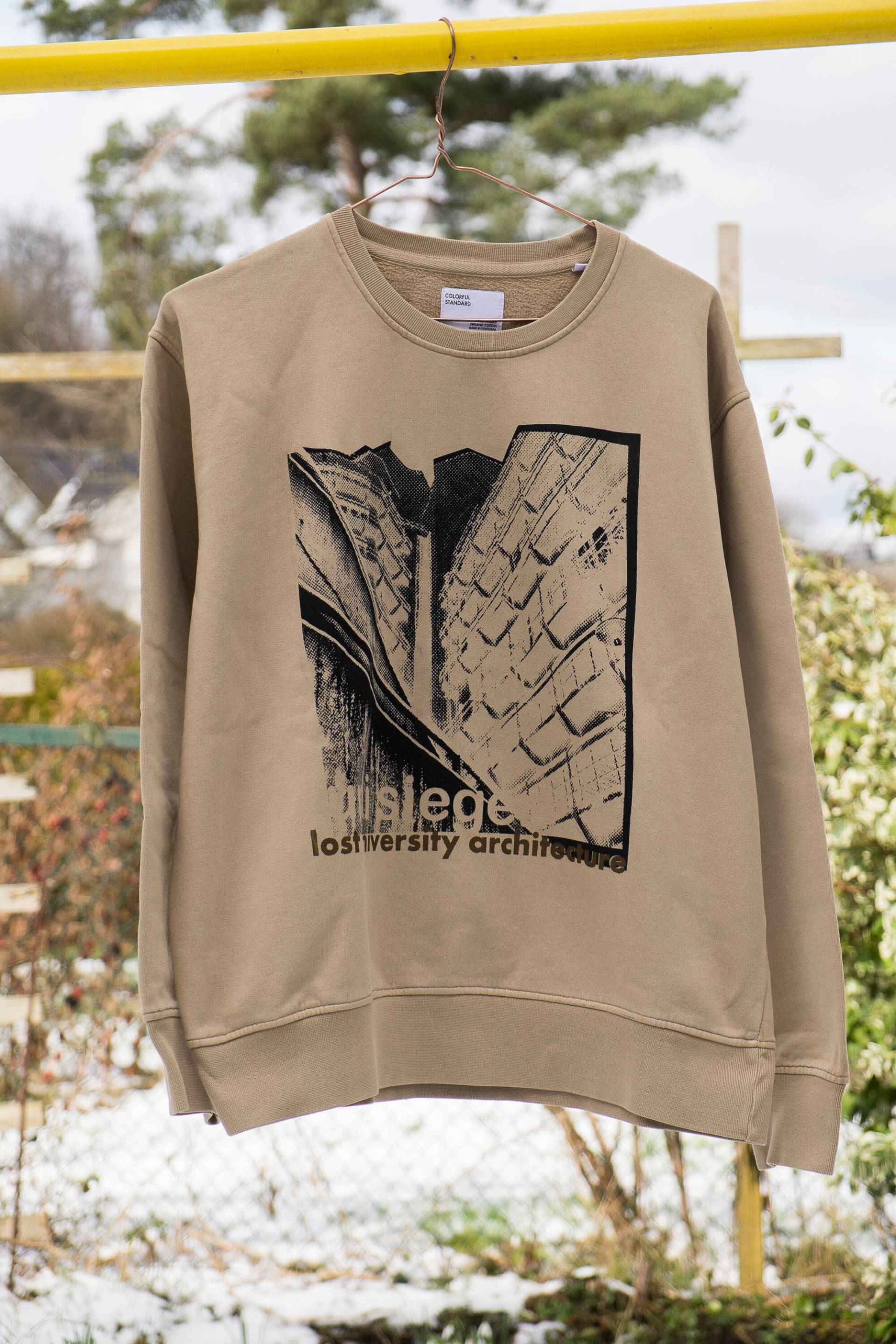 Sweatshirt, Lost University Architecture, L von lumitdreipunkten