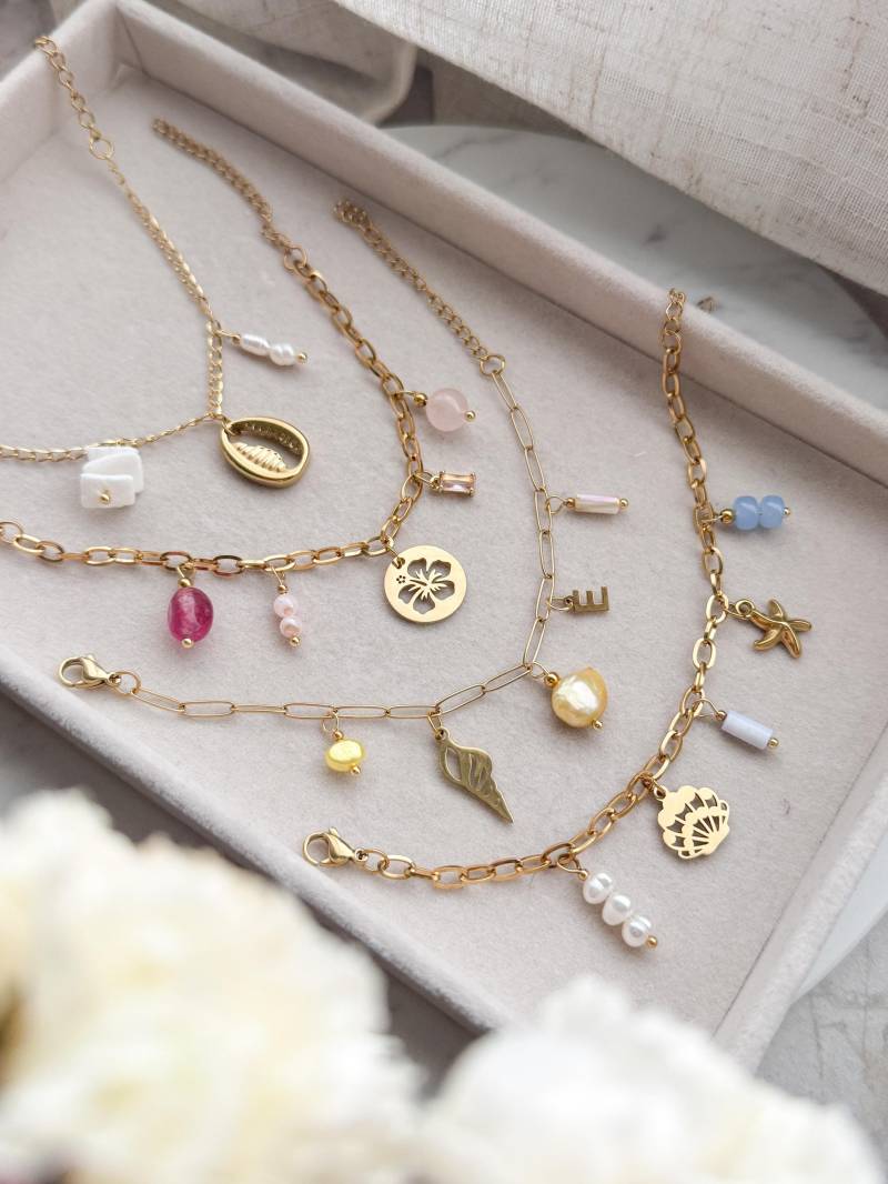 Diy Bettelarmband Edelstahl Schmuck Zum Personalisieren von lunaejewelryshop