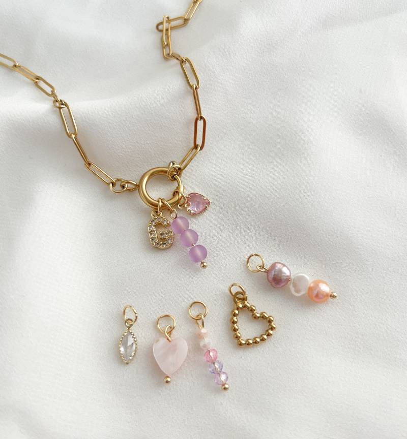 Personalisiertes Bettelarmband Initial Perlen Edelstahl Armband Personalisiertes Bettelarmband Initial Perlen Edelstahl Armband von lunaejewelryshop