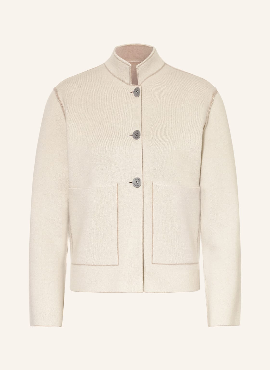 Lunaria Cashmere Cashmere-Jacke beige von lunaria cashmere