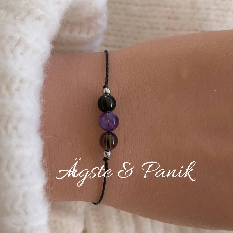 Ängste Und Panik Armband Schutz Vor Negativen Energien Schutzarmband Edelsteinarmband Kristallarmband Glücksbringer Geschenk von lunevillage
