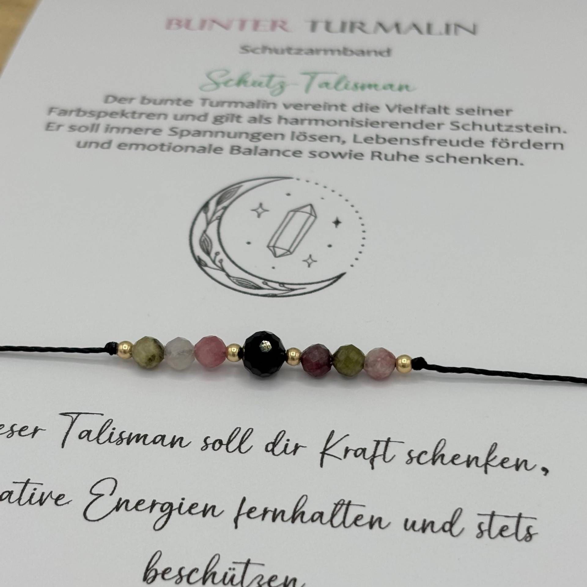 Bunter Turmalin Armband Rund Oder Facettiert Schutzarmband Talisman Edelsteinarmband Edelstein Geschenk Lebensfreude von lunevillage