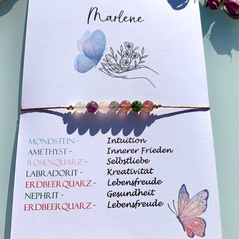 Dein Name Als Edelsteinarmband Kristallarmband Partner Freundschaftsarmband Geschenk Personalisiert Gestalte Dein Armband Mit Kristallen von lunevillage
