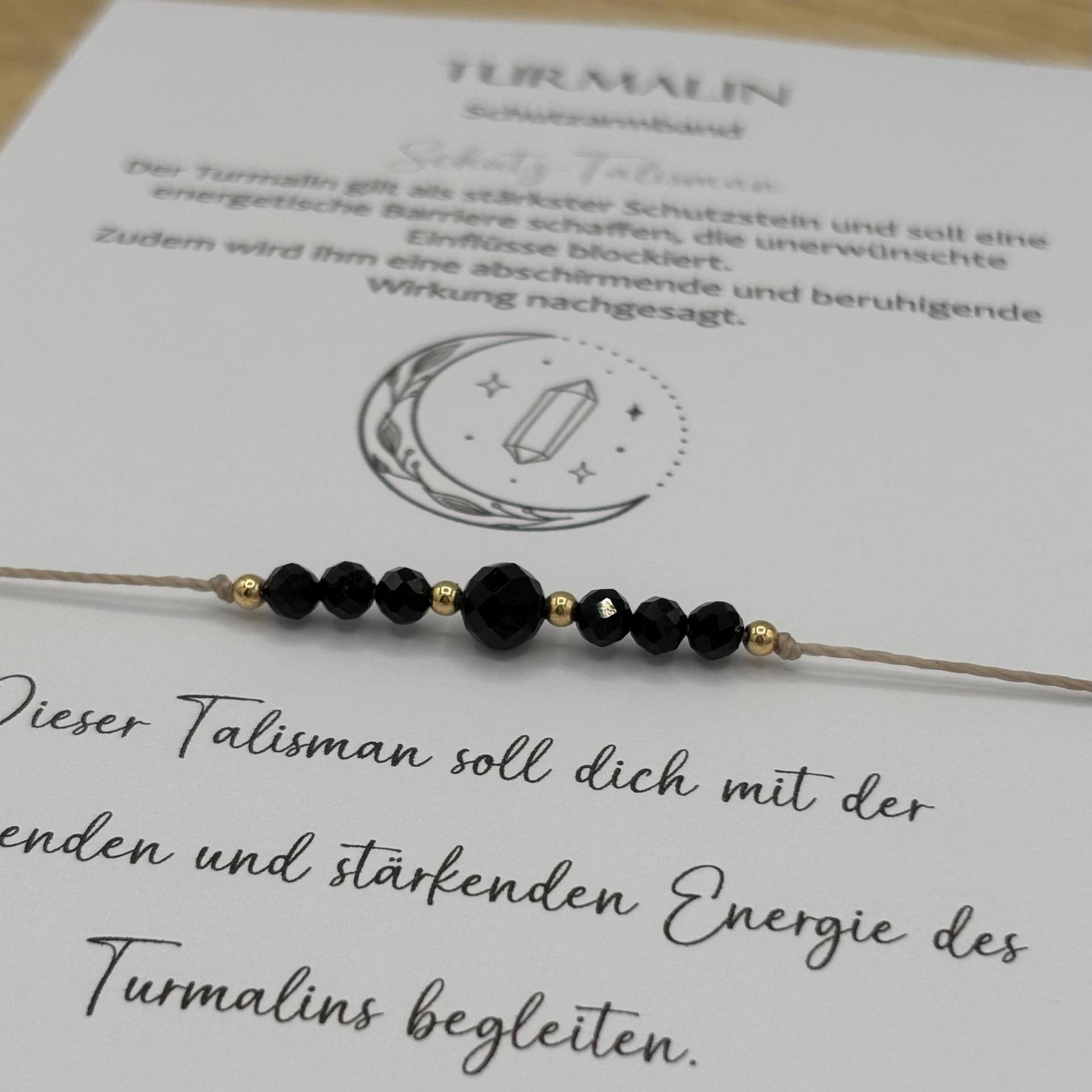 Schwarzer Turmalin Armband Rund Oder Facettiert Schutzarmband Talisman Edelsteinarmband Geschenk Freundschaftsarmband von lunevillage