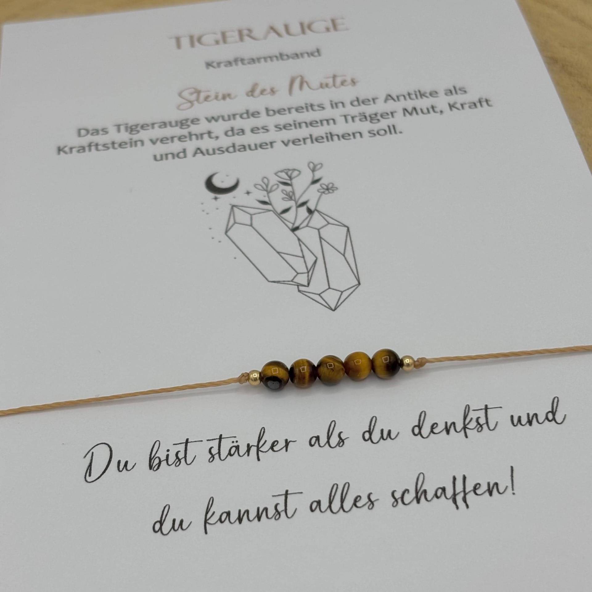 Tigerauge Armband Rund Oder Facettiert Kraftarmband Mutmacher Energiearmband Innere Kraft Glücksbringer Edelstein Geschenk von lunevillage
