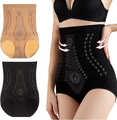 IONSTech Unique Fiber Restoration Shaper, Damen Hip Enhancer Shapewear Butt Lifter Unterhose, Elastisch Body Shaper, Bauchkontrolle Bauchweg Unterhose Hohe Taille Shapewear von luoluoluo