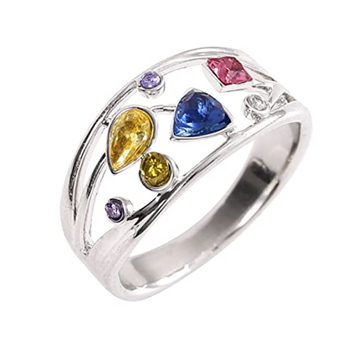 luoluoluo Damen Ringe 925 Silber Buchstabe Ring Vintage Mondstein Ringe Opal Band Ringe Verstellbarer Verlobungsring Eternity Promise Ringe Offene Frauen Ring Mädchen Geschenk luoluoluo Damen Ringe 925 Silber Buchstabe Ring Vintage Mondstein Ringe Opal Band Ringe Verstellbarer Verlobungsring Eternity Promise Ringe Offene Frauen Ring Mädchen Geschenk von luoluoluo