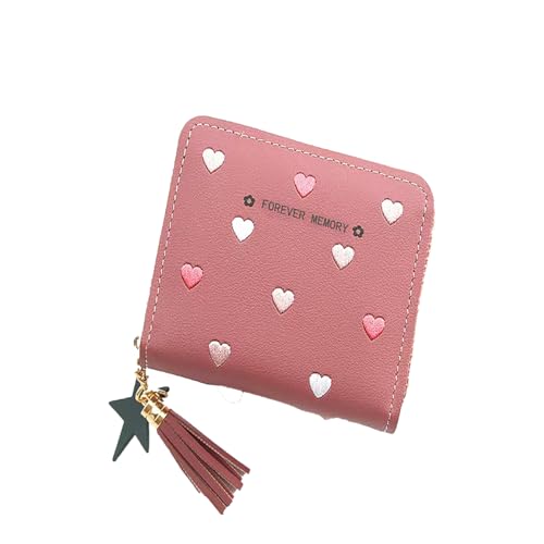 luoshuangfei Damen Geldbörse, Schönheit Mädchen Mini multifunktionale Exquisite einfache Münze Geldbeutel. (rosa) von luoshuangfei