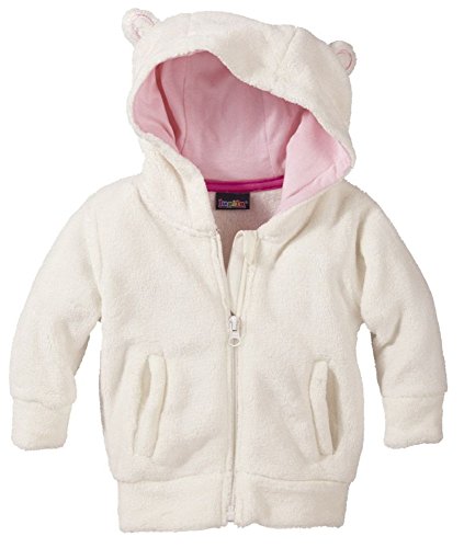 lupilu Baby Mädchen Jungen Teddyjacke (86/92, weiß) von lupilu