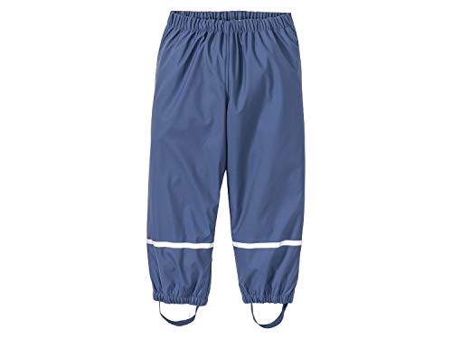 lupilu Jungen Matsch- und Buddelhose, Wind- & Wasserdicht Blau 86-92 von lupilu