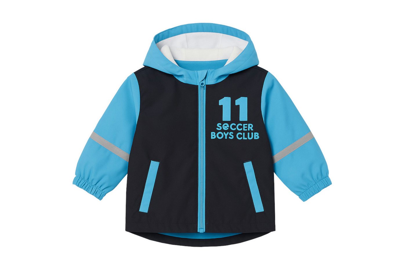 lupilu Regenjacke Lupilu Matsch- und Buddeljacke wasserdicht mit Kapuze & Reflektoren Wasserdicht versiegelte Nähte von lupilu