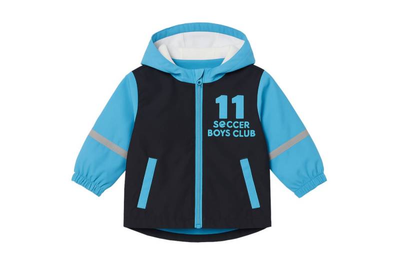 lupilu Regenjacke Lupilu Matsch- und Buddeljacke wasserdicht mit Kapuze & Reflektoren Wasserdicht versiegelte Nähte von lupilu